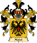 French Family Coat of Arms (v.25) Nadal