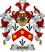 Irish Family Coat of Arms (v.25b) Archer