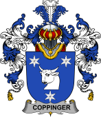 Irish Family Coat of Arms (v.25b) Coppinger