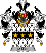 Irish Family Coat of Arms (v.25b) Lyster