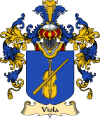 Italian Family Coat of Arms (v.25a) Viola