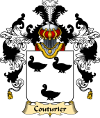 French Family Coat of Arms (v.25) Couturier