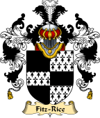 Irish Family Coat of Arms (v.25a) Fitz-Rice