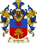 Italian Family Coat of Arms (v.25a) Ambrosi