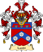 Italian Family Coat of Arms (v.25a) Landi