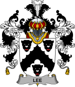 Irish Family Coat of Arms (v.25b) Lee or O