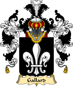 French Family Coat of Arms (v.25) Gallard
