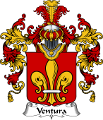 Italian Family Coat of Arms (v.25b) Ventura
