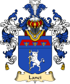 Italian Family Coat of Arms (v.25a) Lanci