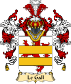 French Family Coat of Arms (v.25) Le Gall
