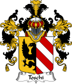 Italian Family Coat of Arms (v.25b) Toschi