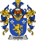 Irish Family Coat of Arms (v.25b) Fearon or O