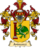 Italian Family Coat of Arms (v.25a) Andreozzi