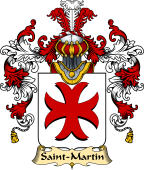 French Family Coat of Arms (v.25) Saint-Martin