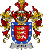 Irish Family Coat of Arms (v.25b) Meara or O