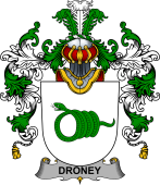 Irish Family Coat of Arms (v.25b) Droney or O