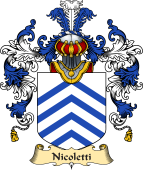 Italian Family Coat of Arms (v.25a) Nicoletti