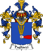Italian Family Coat of Arms (v.25b) Pagliacci