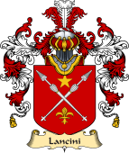 Italian Family Coat of Arms (v.25a) Lancini