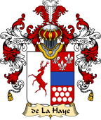 French Family Coat of Arms (v.25) Haye ( de la) I