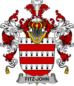 Irish Family Coat of Arms (v.25b) Fitz-John