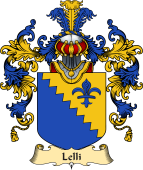 Italian Family Coat of Arms (v.25a) Lelli