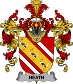 Irish Family Coat of Arms (v.25b) Heath