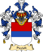 Italian Family Coat of Arms (v.25a) Piccioli