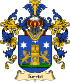 Italian Family Coat of Arms (v.25a) Turrisi