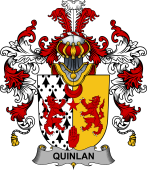 Irish Family Coat of Arms (v.25b) Quinlan or O