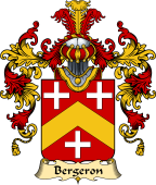 French Family Coat of Arms (v.25) Bergeron
