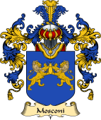 Italian Family Coat of Arms (v.25a) Mosconi
