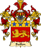 French Family Coat of Arms (v.25) Baillon