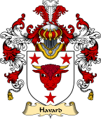 Welsh Family Coat of Arms (v.25) Havard (of Pontwilym, Breconshire)