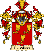 French Family Coat of Arms (v.25) Villiers (du)