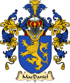 Irish Family Coat of Arms (v.25a) MacDaniel