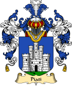 Italian Family Coat of Arms (v.25a) Piati