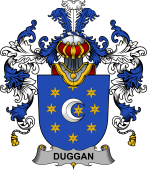 Irish Family Coat of Arms (v.25b) Duggan or O