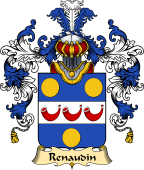 French Family Coat of Arms (v.25) Renaudin