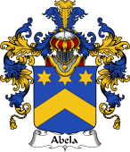 Italian Family Coat of Arms (v.25b) Abela