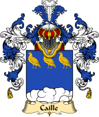 French Family Coat of Arms (v.25) Caille