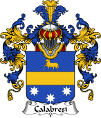 Italian Family Coat of Arms (v.25b) Calabresi
