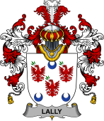 Irish Family Coat of Arms (v.25b) Lally or O