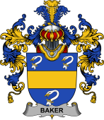 Irish Family Coat of Arms (v.25b) Baker