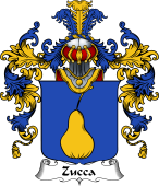 Italian Family Coat of Arms (v.25b) Zucca