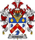 Irish Family Coat of Arms (v.25b) Dermond or O