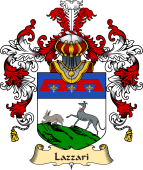 Italian Family Coat of Arms (v.25a) Lazzari