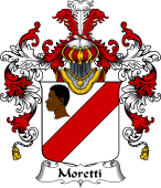 Italian Family Coat of Arms (v.25b) Moretti
