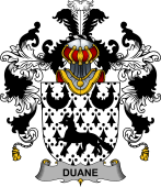 Irish Family Coat of Arms (v.25b) Duane or O
