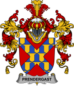Irish Family Coat of Arms (v.25b) Prendergast